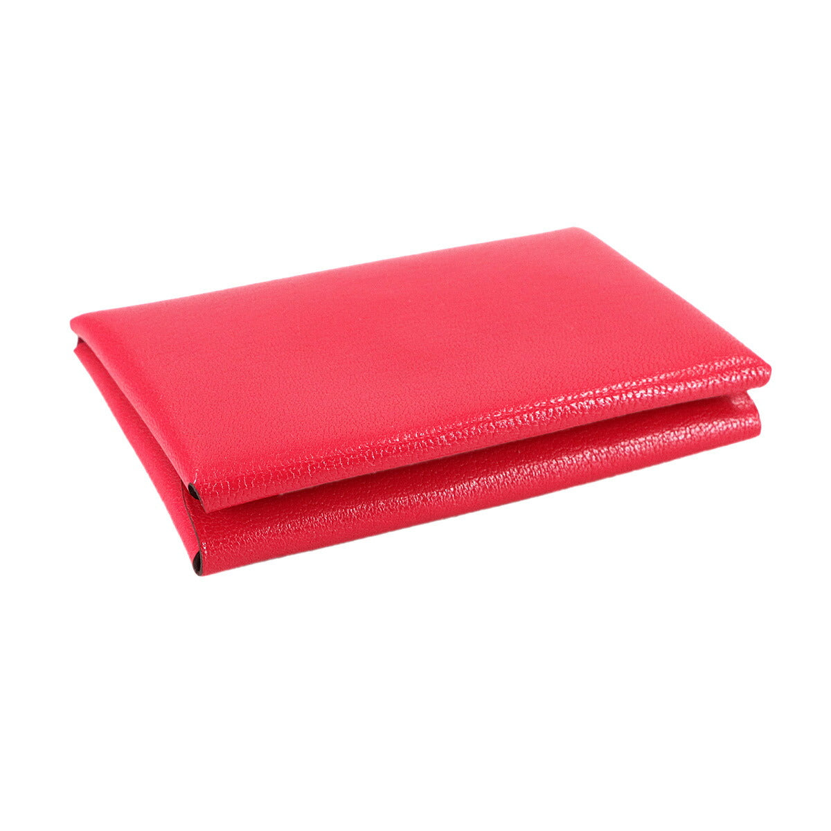 Calvi Duo Card Case Chevre Chamkila Rose Extreme