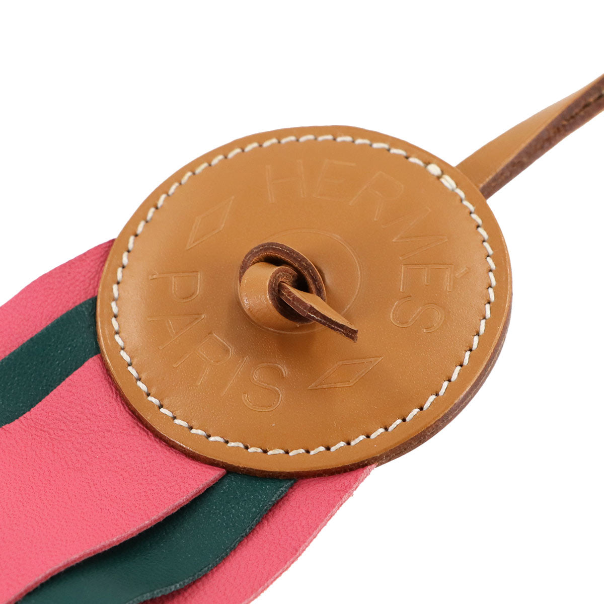 Paddock Flot Bag Charm Vache Hunter Agneau Milo Rose Azalee