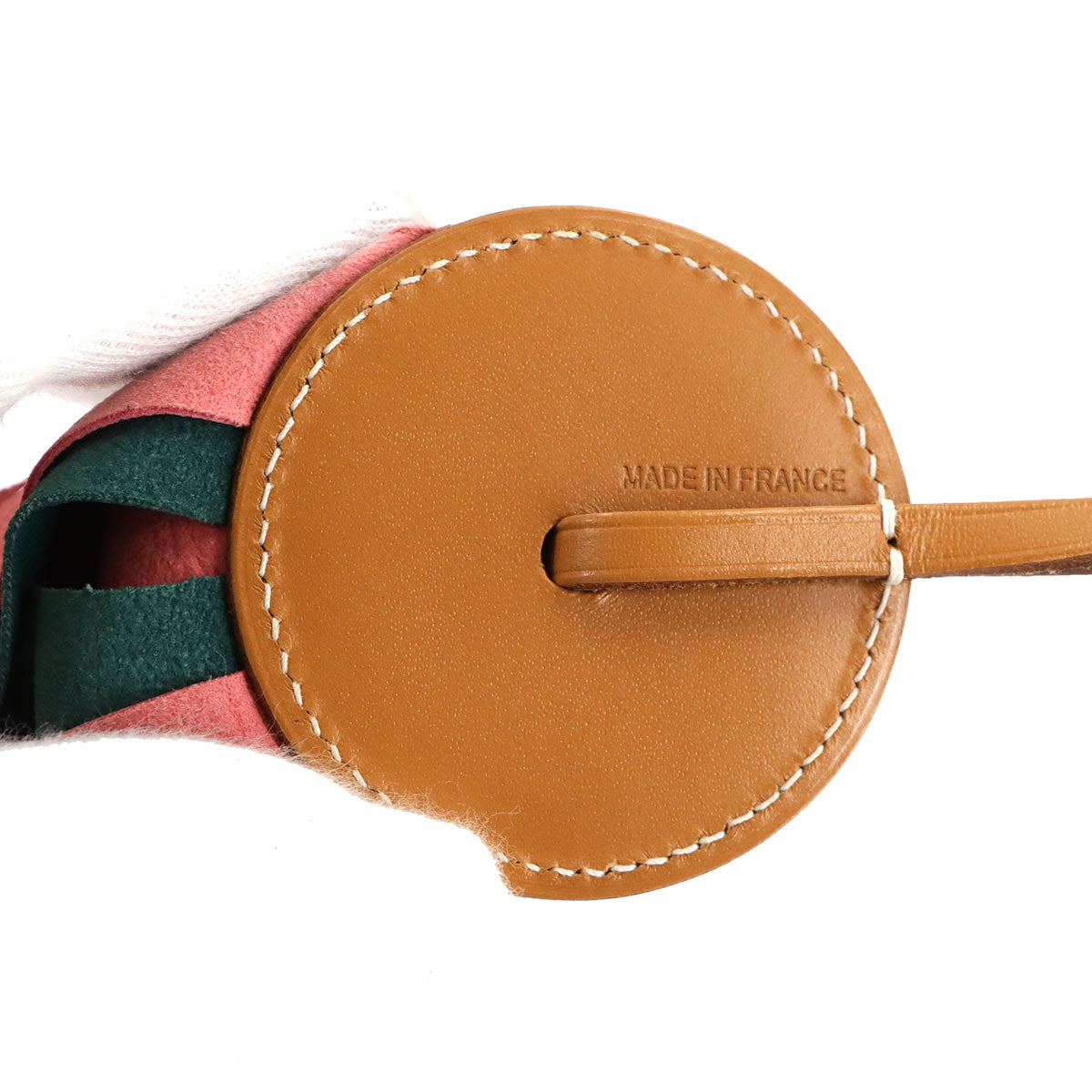 Paddock Flot Bag Charm Vache Hunter Agneau Milo Rose Azalee