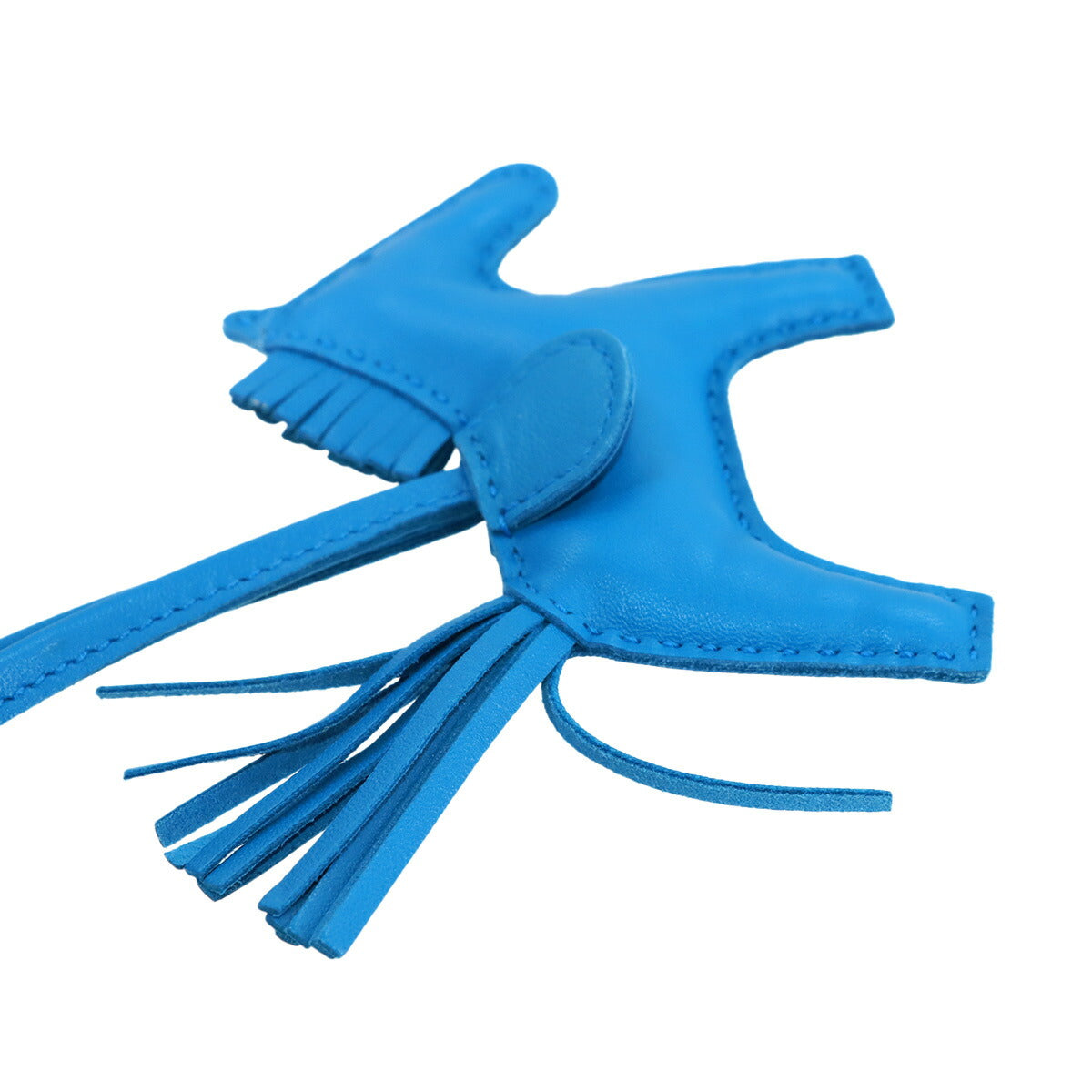 Rodeo PM Bag Charm Agneau Milo Blue zanzibar