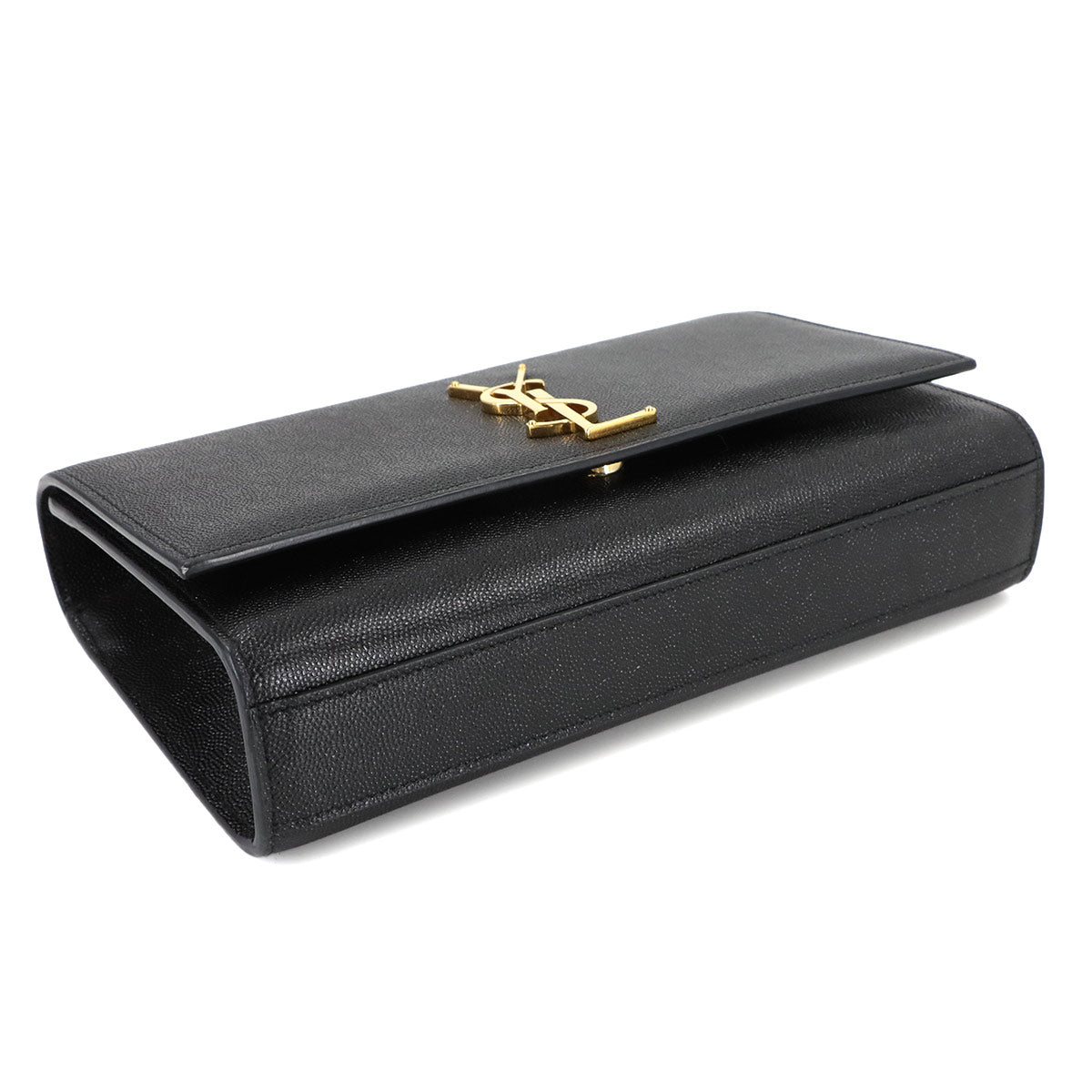 Kate Medium Chain Shoulder Bag Leather Black 364021