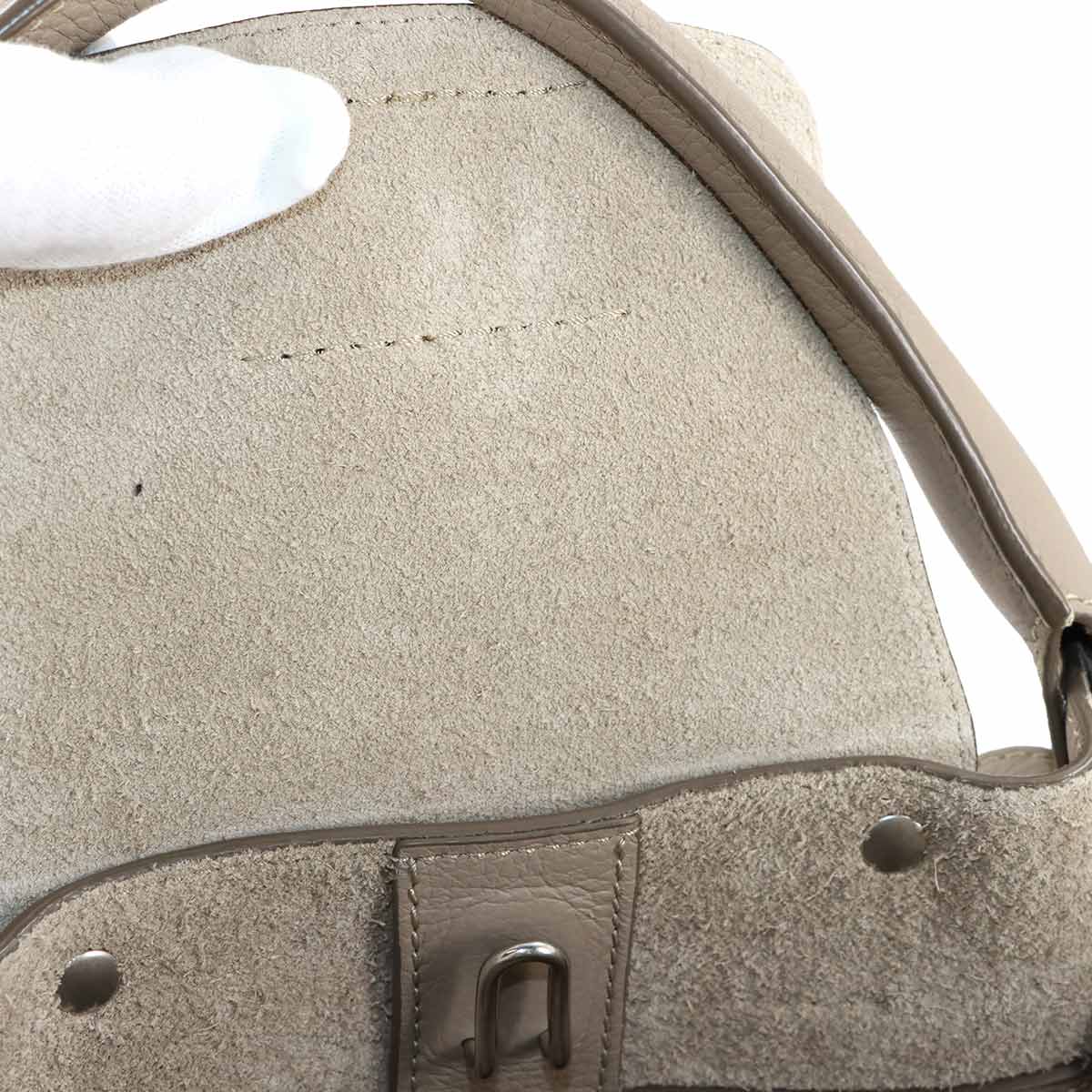 Big Bag Small With Longstrap Hand Shoulder Bag Leather Beige