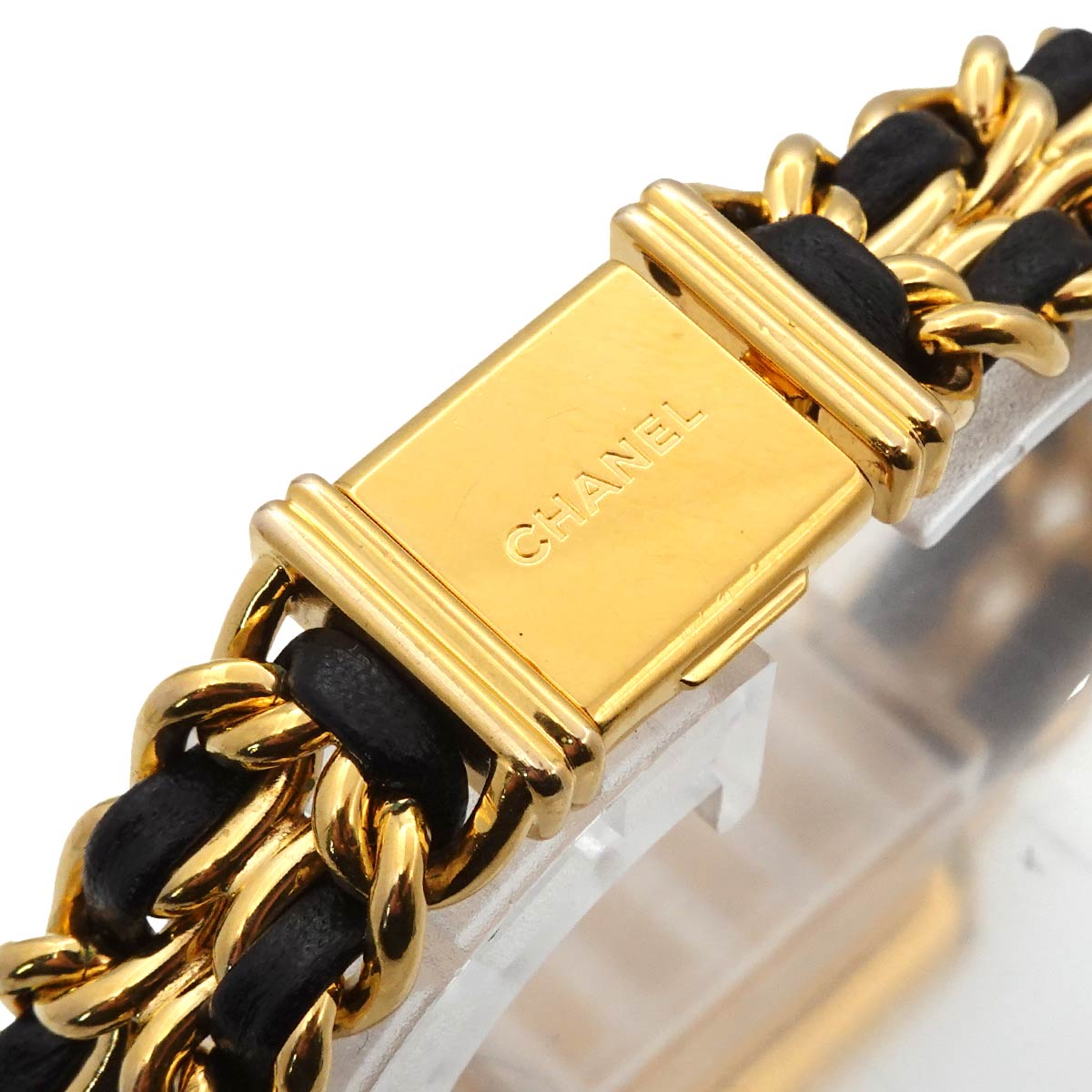 Premiere Size L H0001 Vintage Quartz Black Dial Ladies Watch