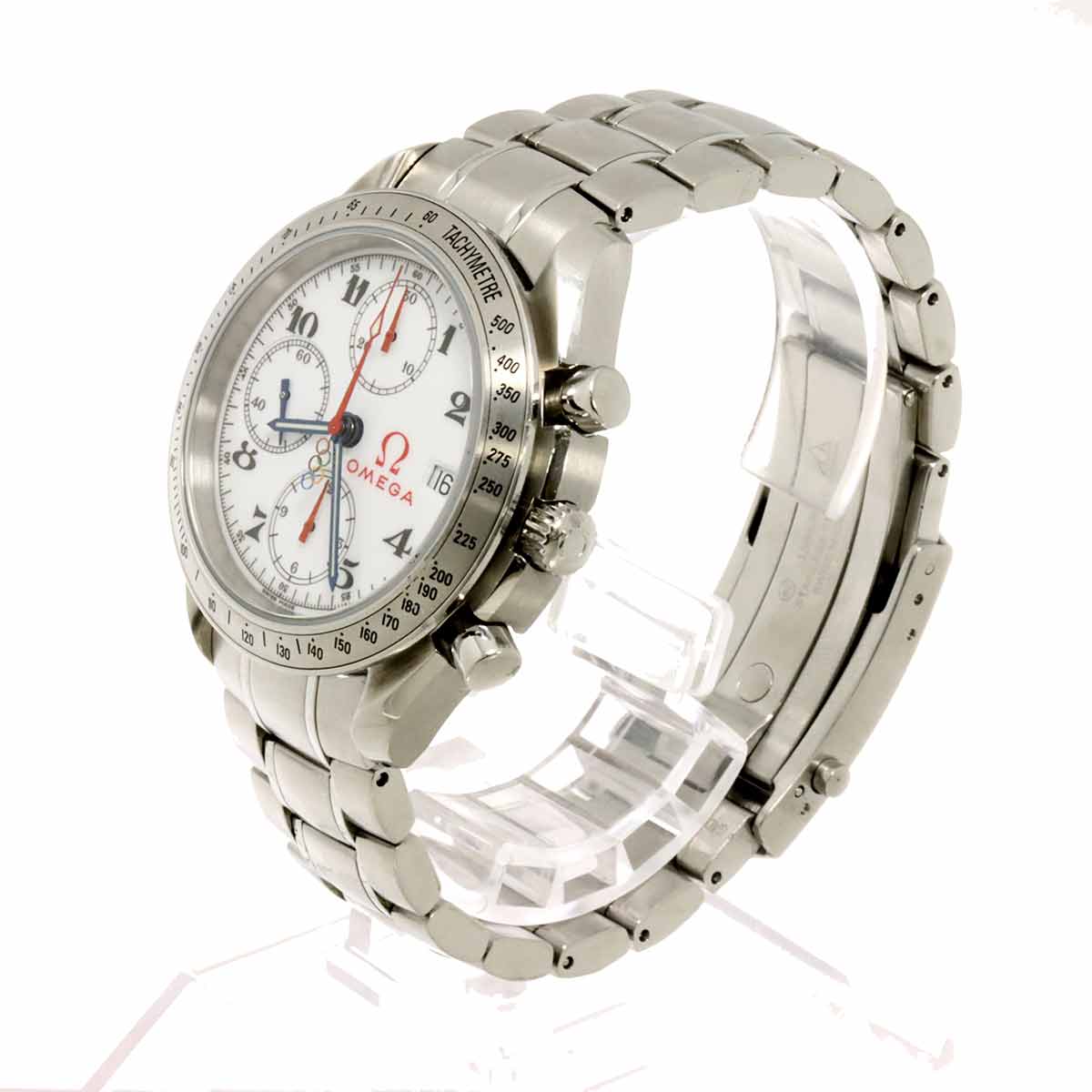 Speedmaster 323 10 40 40 04 001 Olympic White Dial Mens