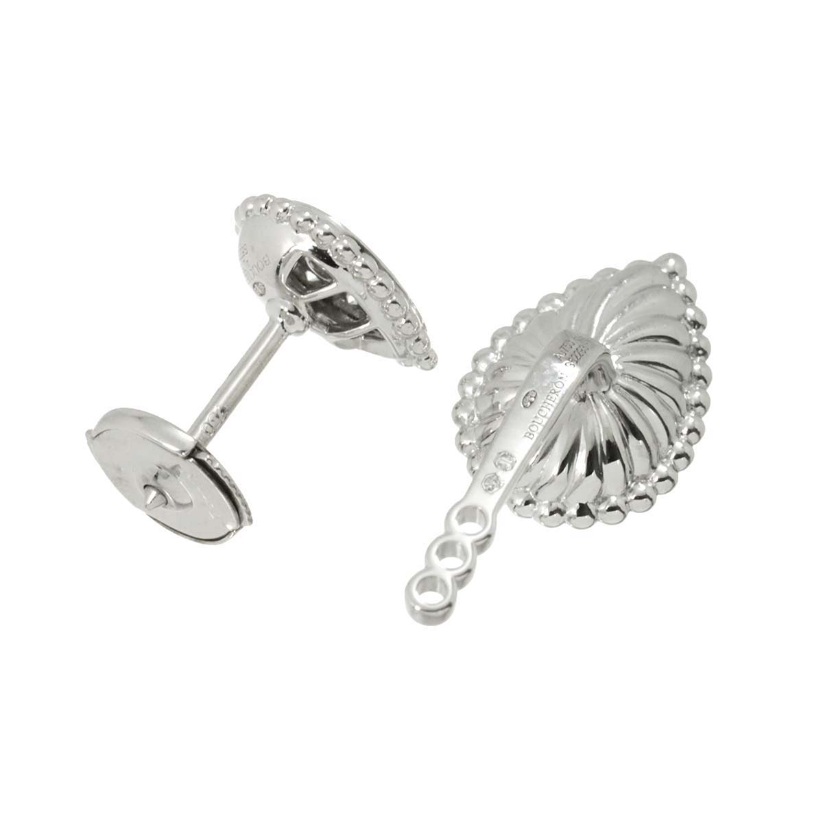 SERPENT BOHEME Aquaprase Diamond Earring 18K WG OnePiece only