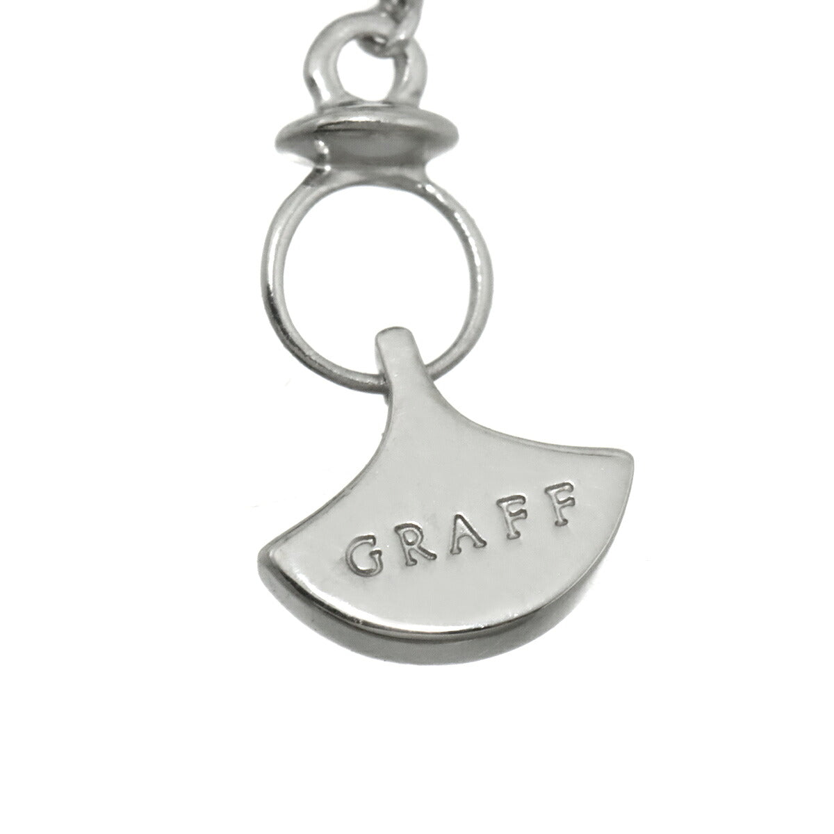 Butterfly Silhouette Mini Diamond Necklace 18K WG 750