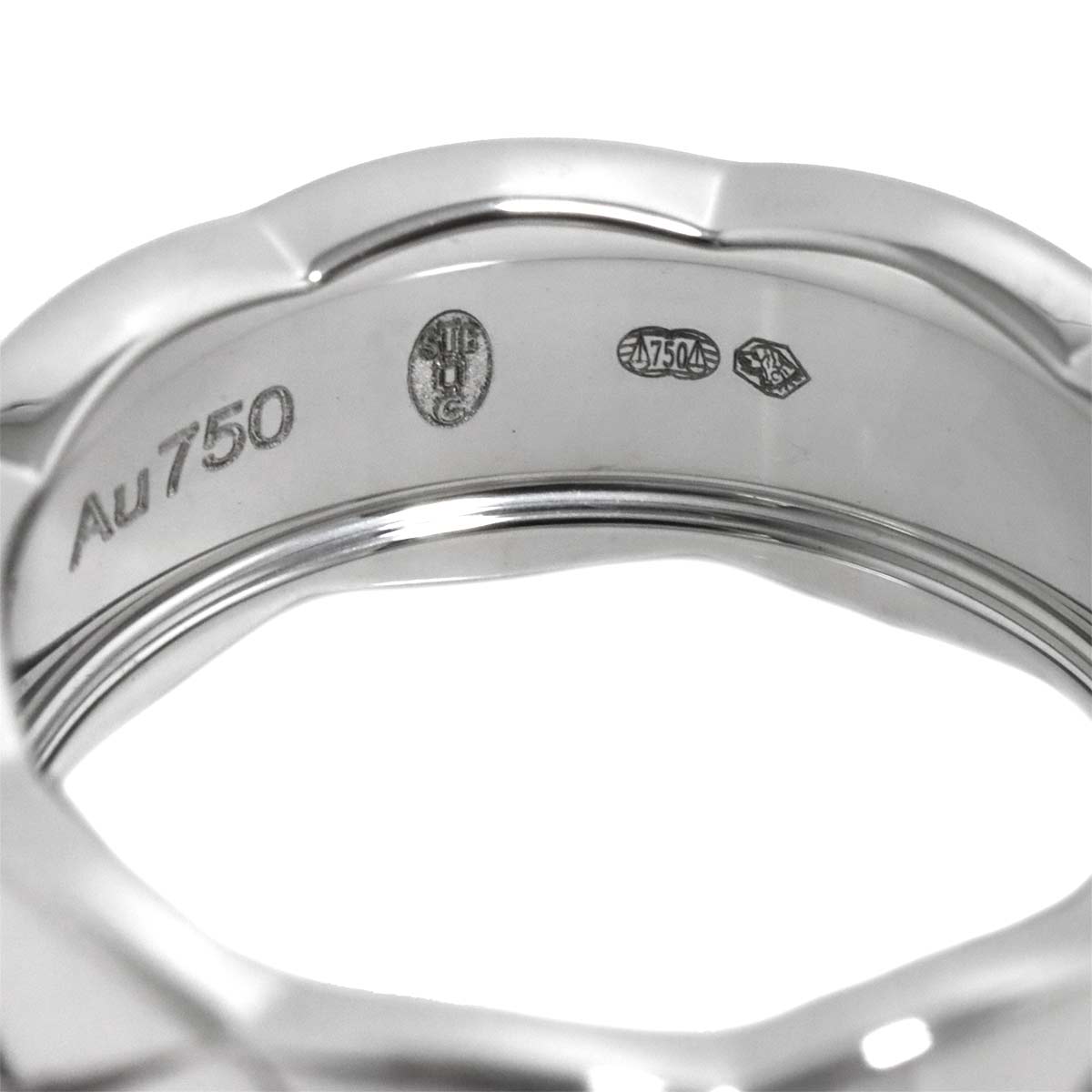 Coco Crush Medium Diamond Ring WG 750 size48 4.5(US)