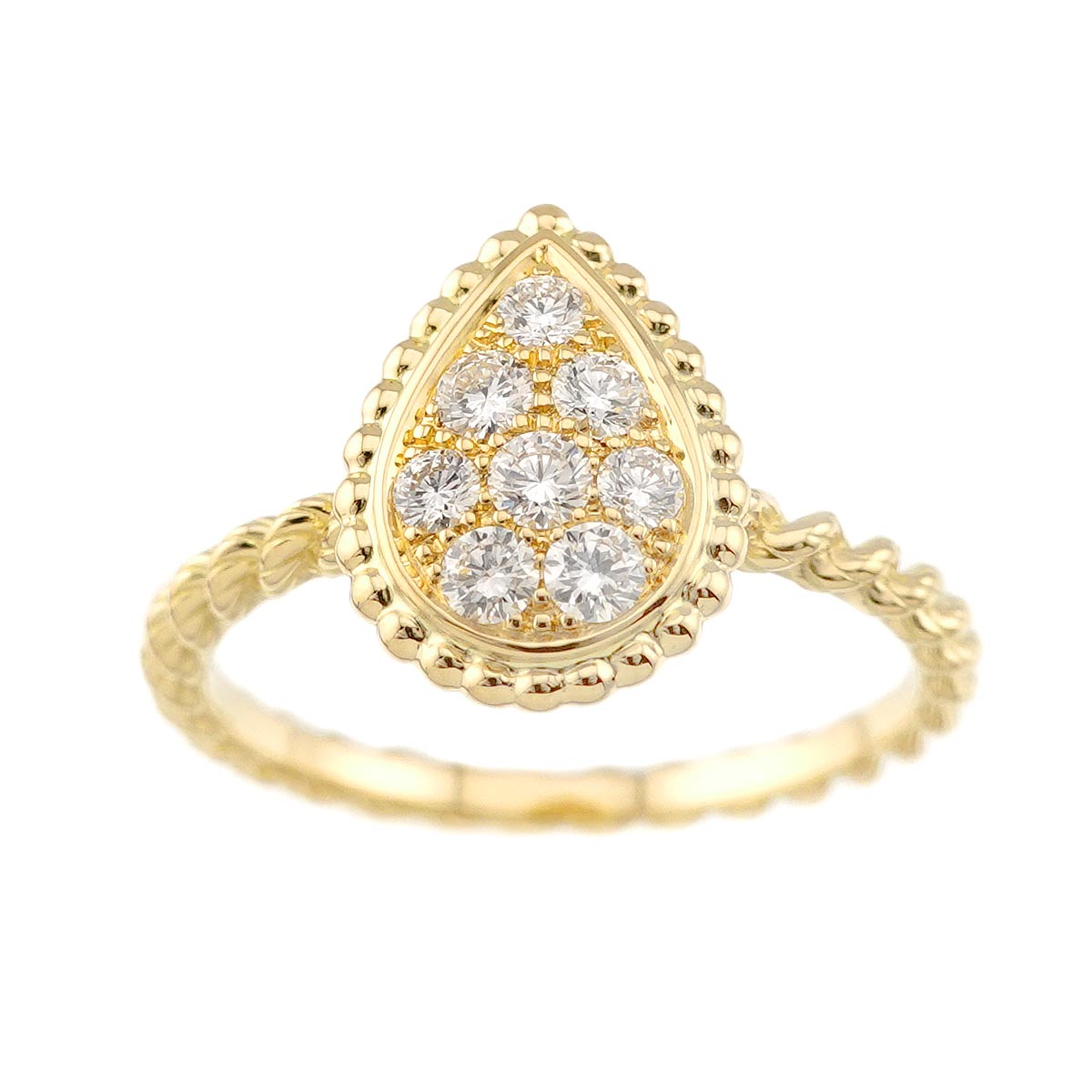 Serpent Boheme Diamond SM Ring 18K YG 750 Size53 6.25-6.5(US)