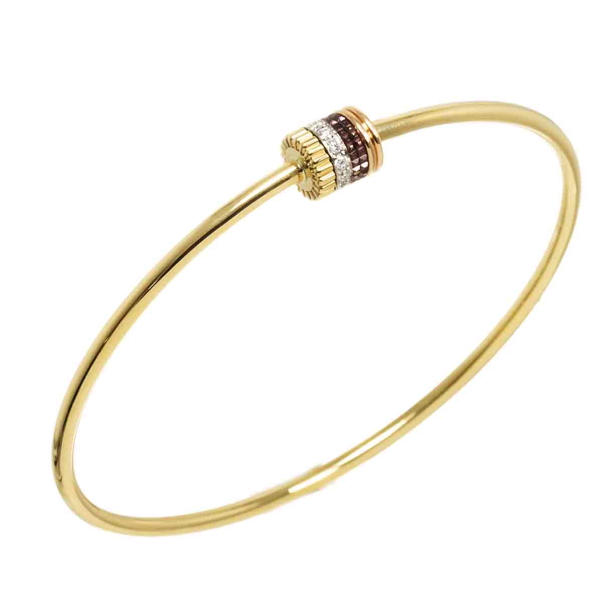 Quatre classique Diamond Bracelet 18K YG WG PG 750 PVD Size18