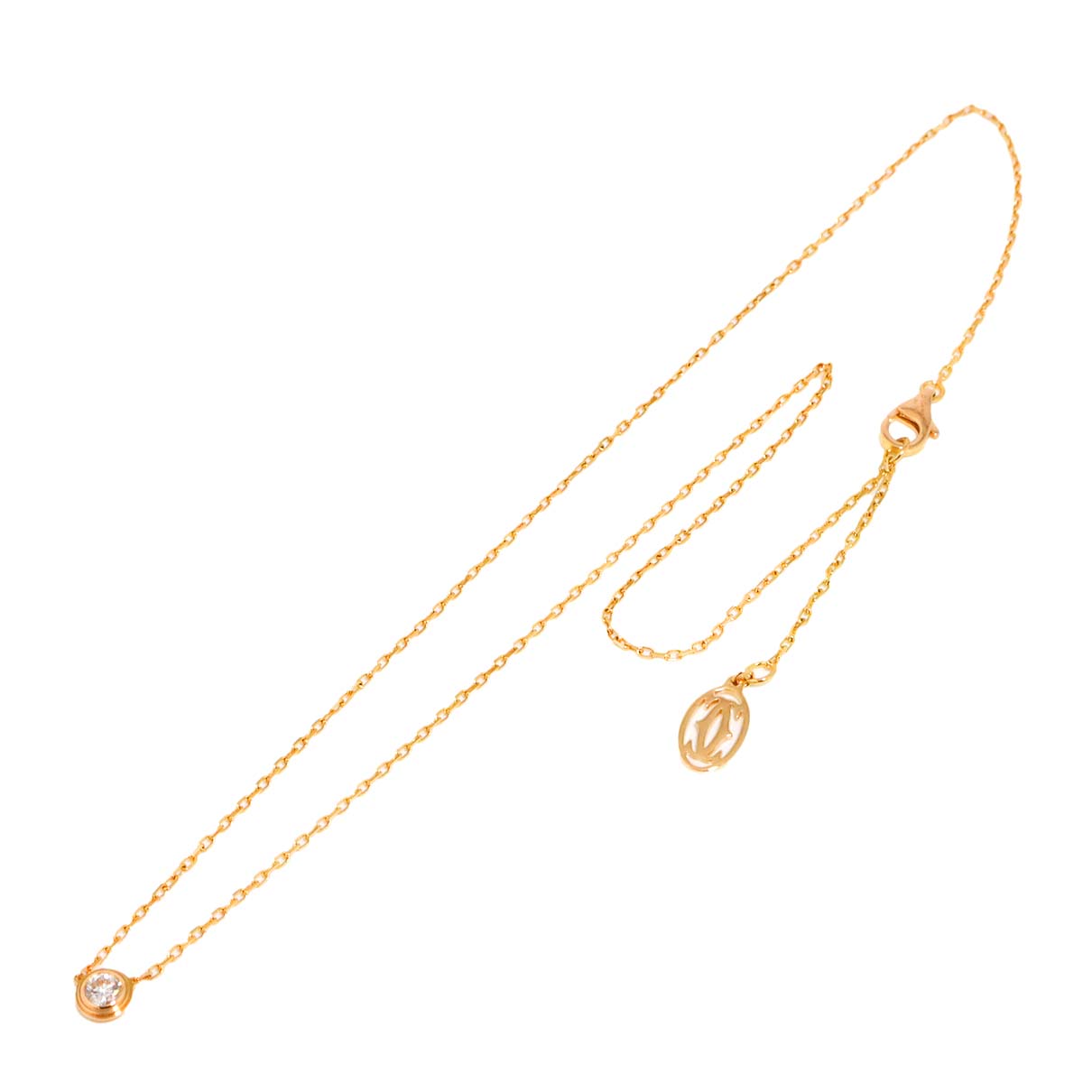 d Amour Diamond Necklace LM 18K Pink Gold 750