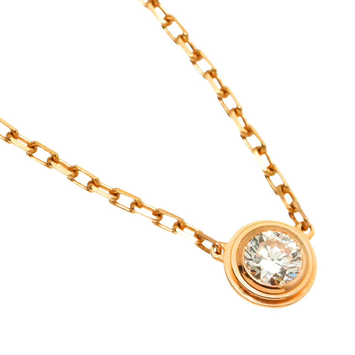 d Amour Diamond Necklace LM 18K Pink Gold 750