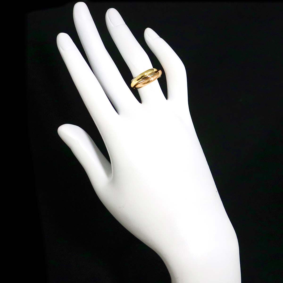 Trinity Ring MM 18K YG WG PG 750 Size48 4.5(US)