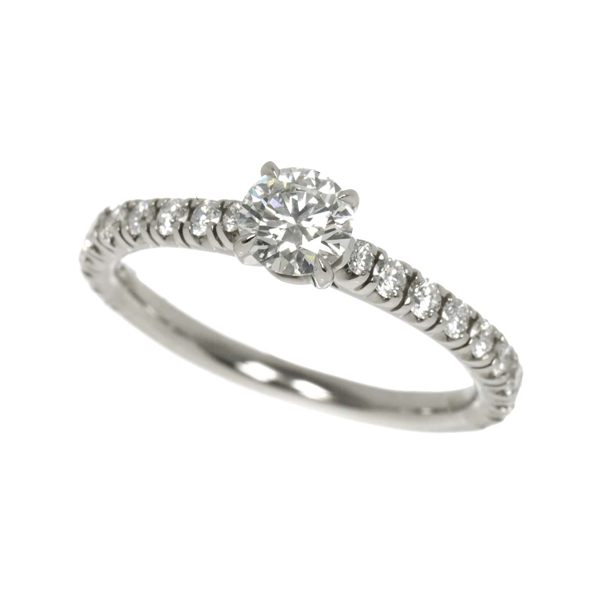 ETINCELLE Half Diamond 0.32ct Ring Pt size47 4(US)