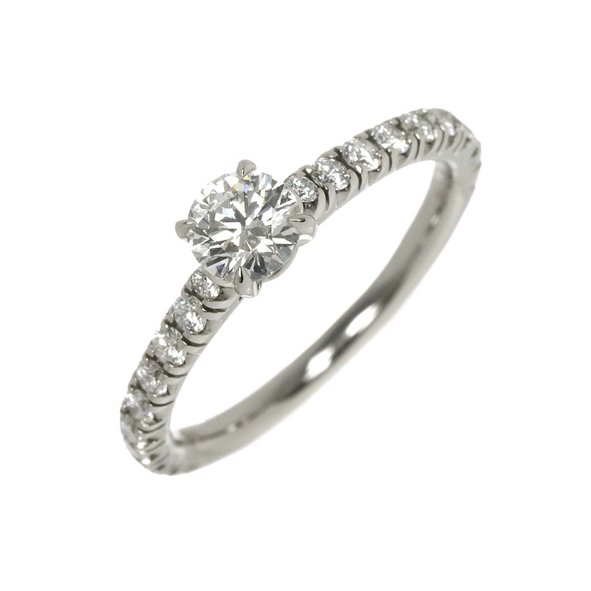 ETINCELLE Half Diamond 0.32ct Ring Pt size47 4(US)