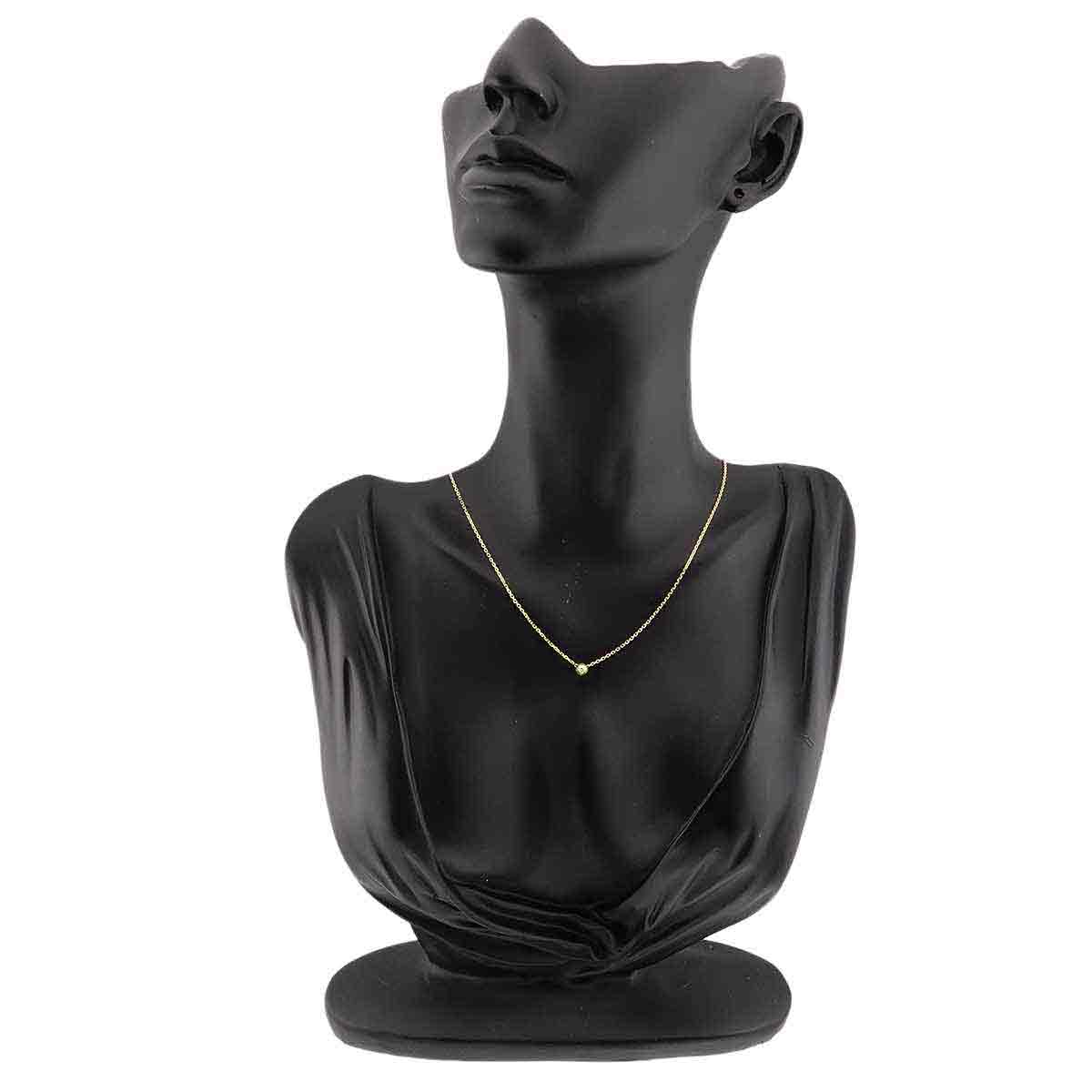 d Amour Diamond Necklace XS 18K Yellow Gold 750