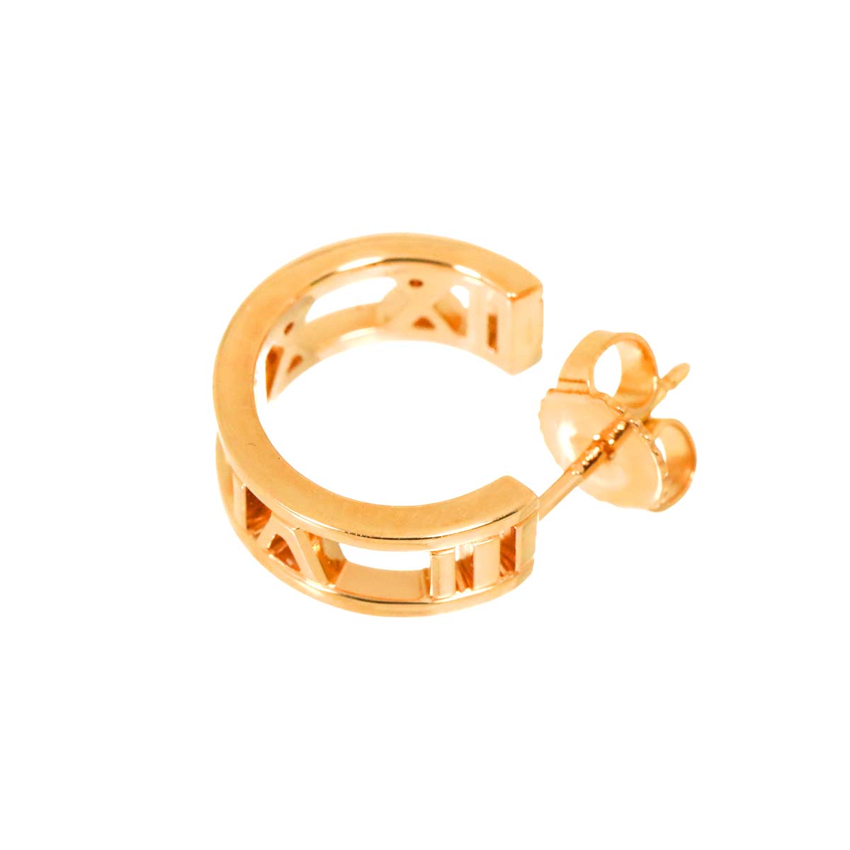 Atlas Earring Pierced 18K PG 750 One Piece only