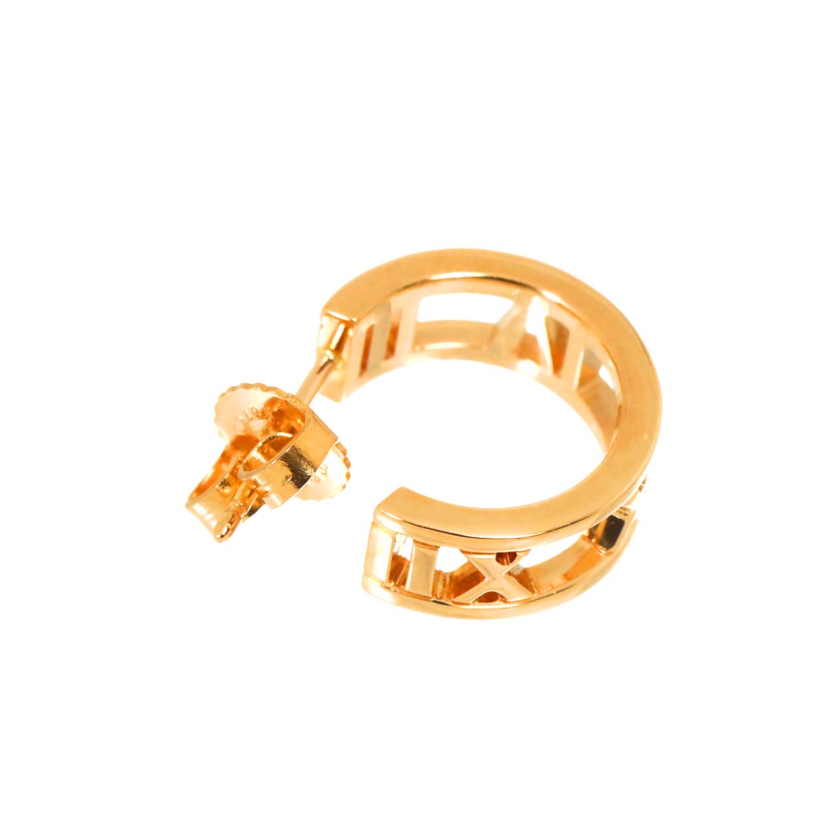 Atlas Earring Pierced 18K PG 750 One Piece only