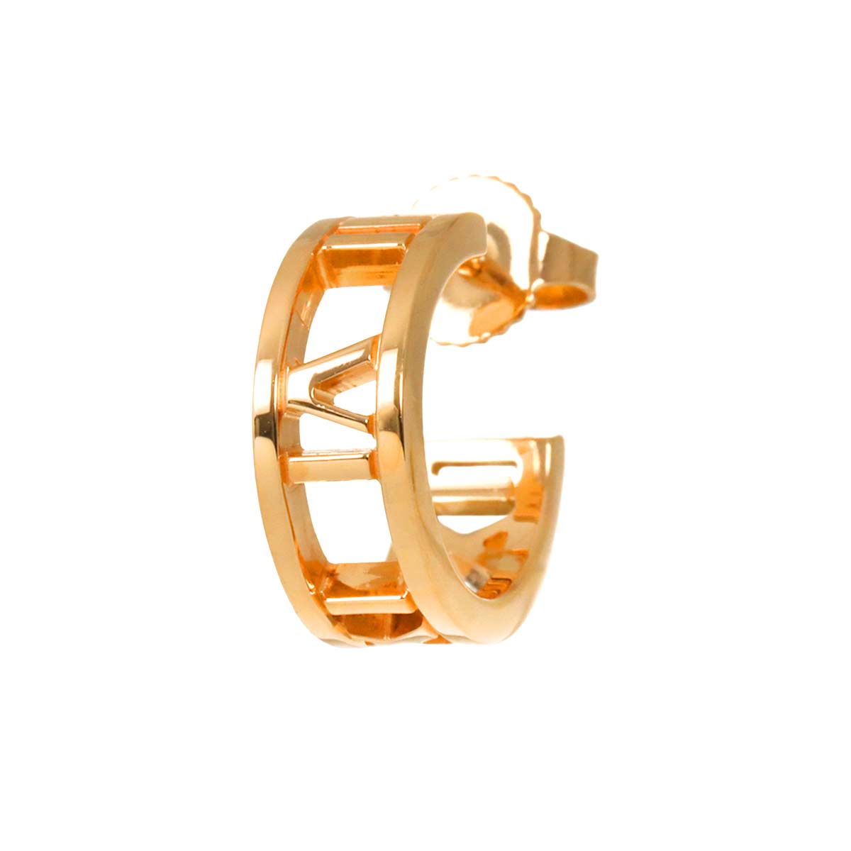 Atlas Earring Pierced 18K PG 750 One Piece only