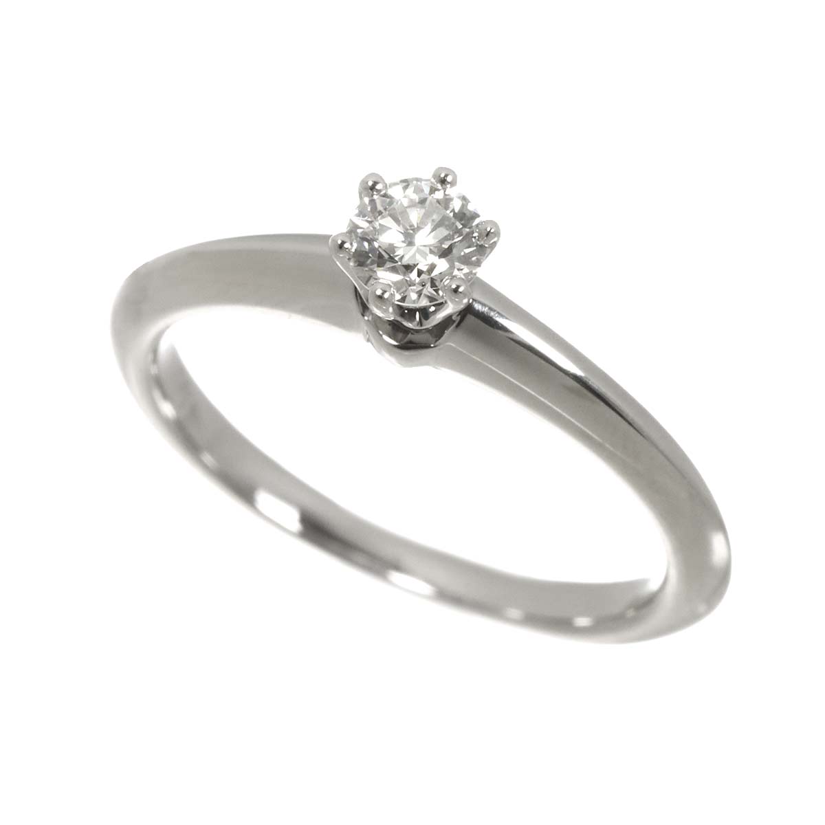 Diamond 0.24ct H/VS2/3EX Ring Platinum Size5.25(US)