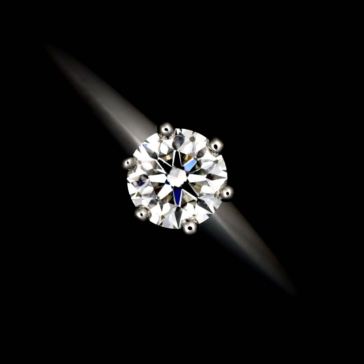 Diamond 0.24ct H/VS2/3EX Ring Platinum Size5.25(US)