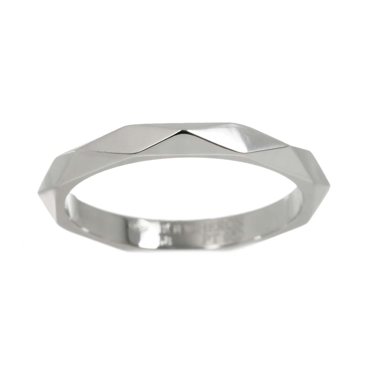 Facet MM Ring Pt Platinum Size58 8.25(US)
