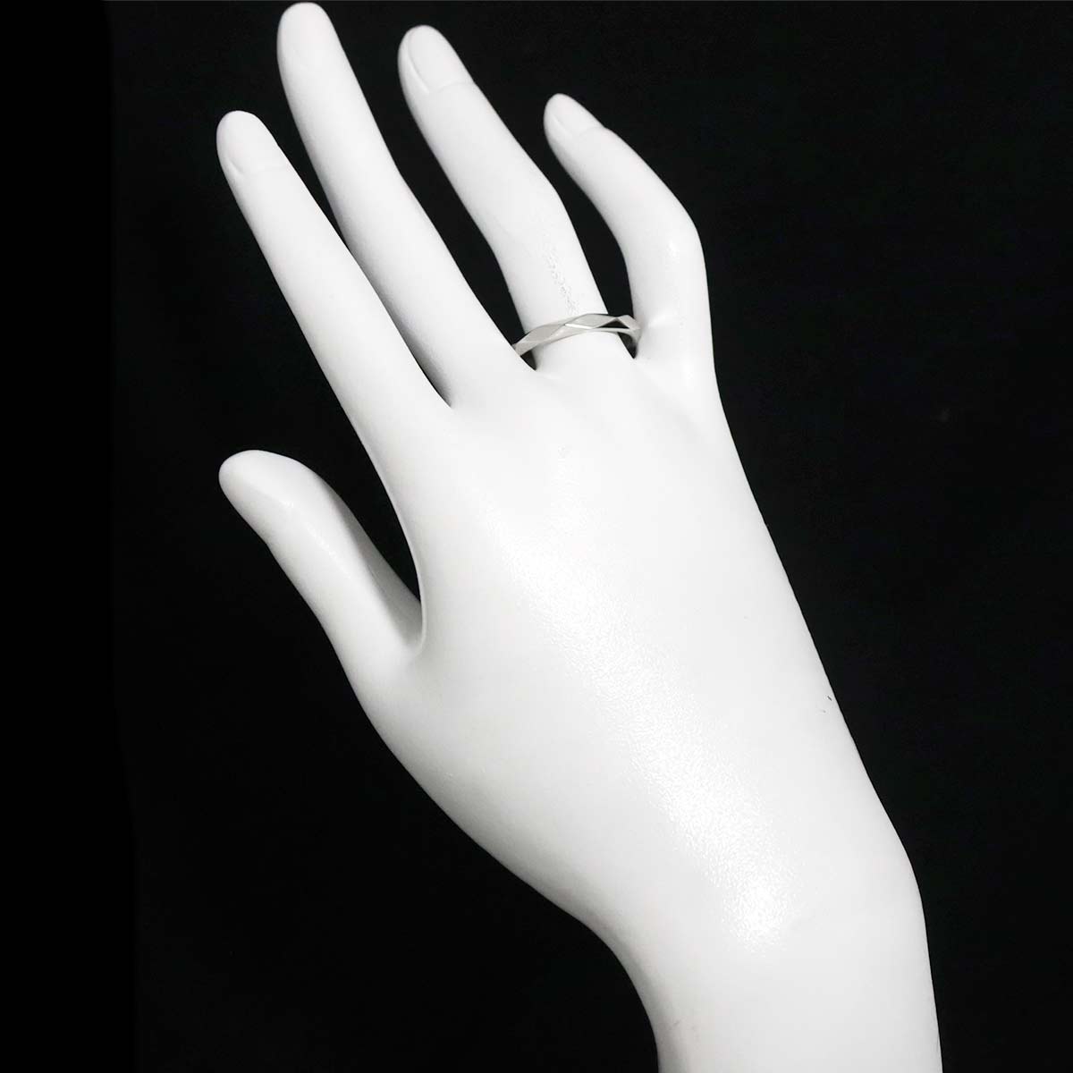 Facet MM Ring Pt Platinum Size58 8.25(US)