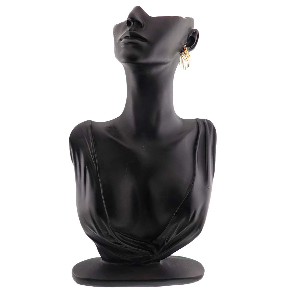 Fringe hook Earring Pierced 18K YG One Piece only