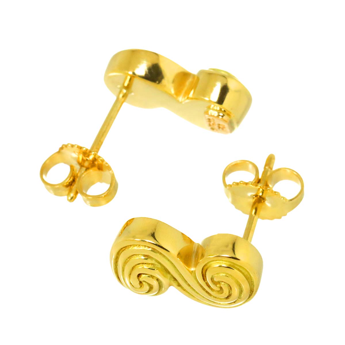 Earrings Pierced 18K Yellow Gold 750