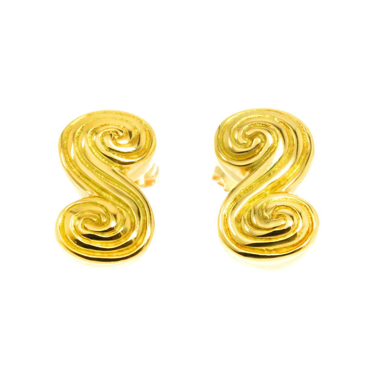 Earrings Pierced 18K Yellow Gold 750