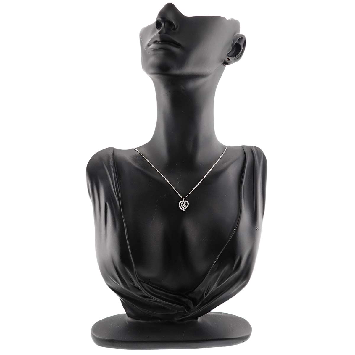 Enchantment Heart Diamond Necklace Platinum