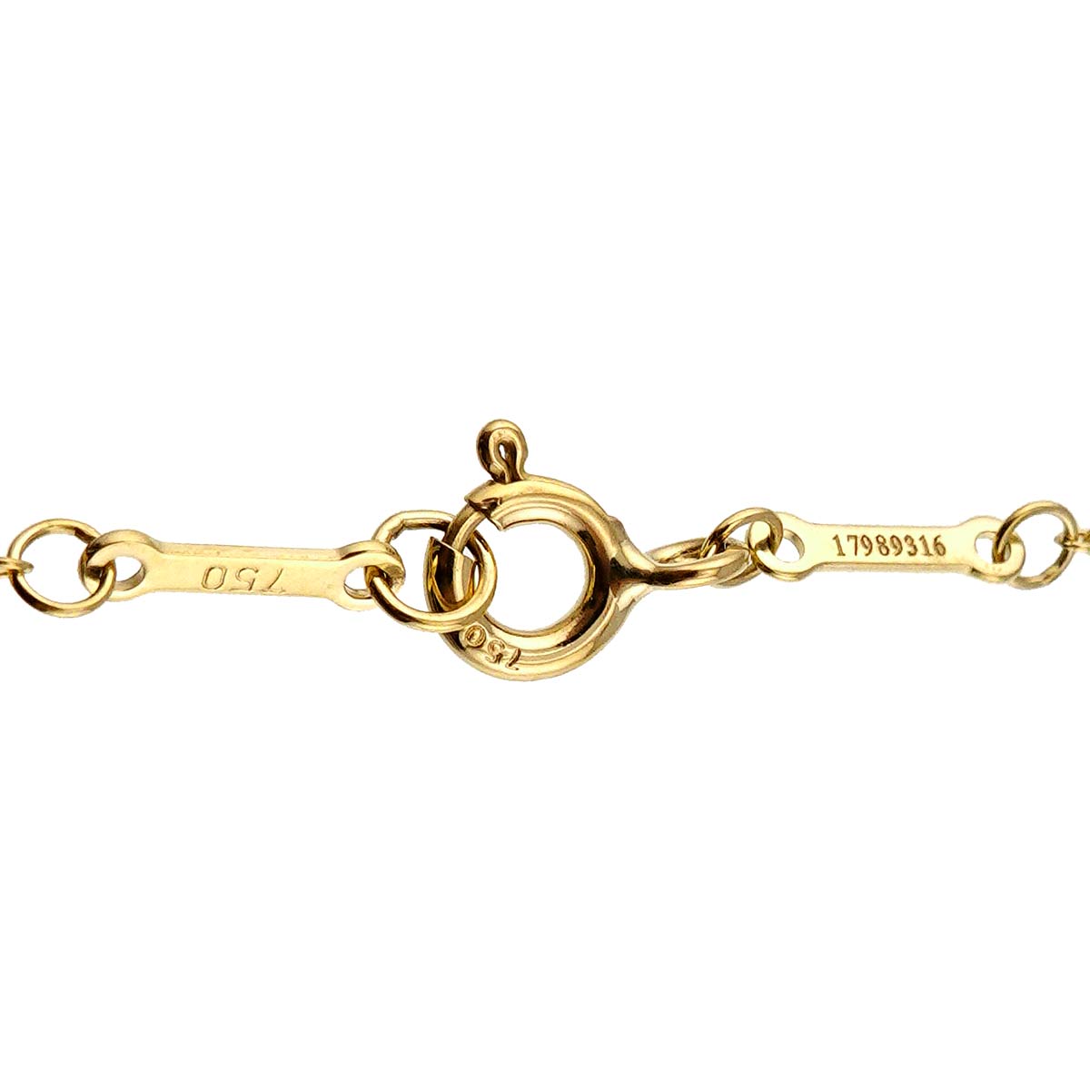 By The Yard Diamond 1P Necklace 18K Yellow Gold 750