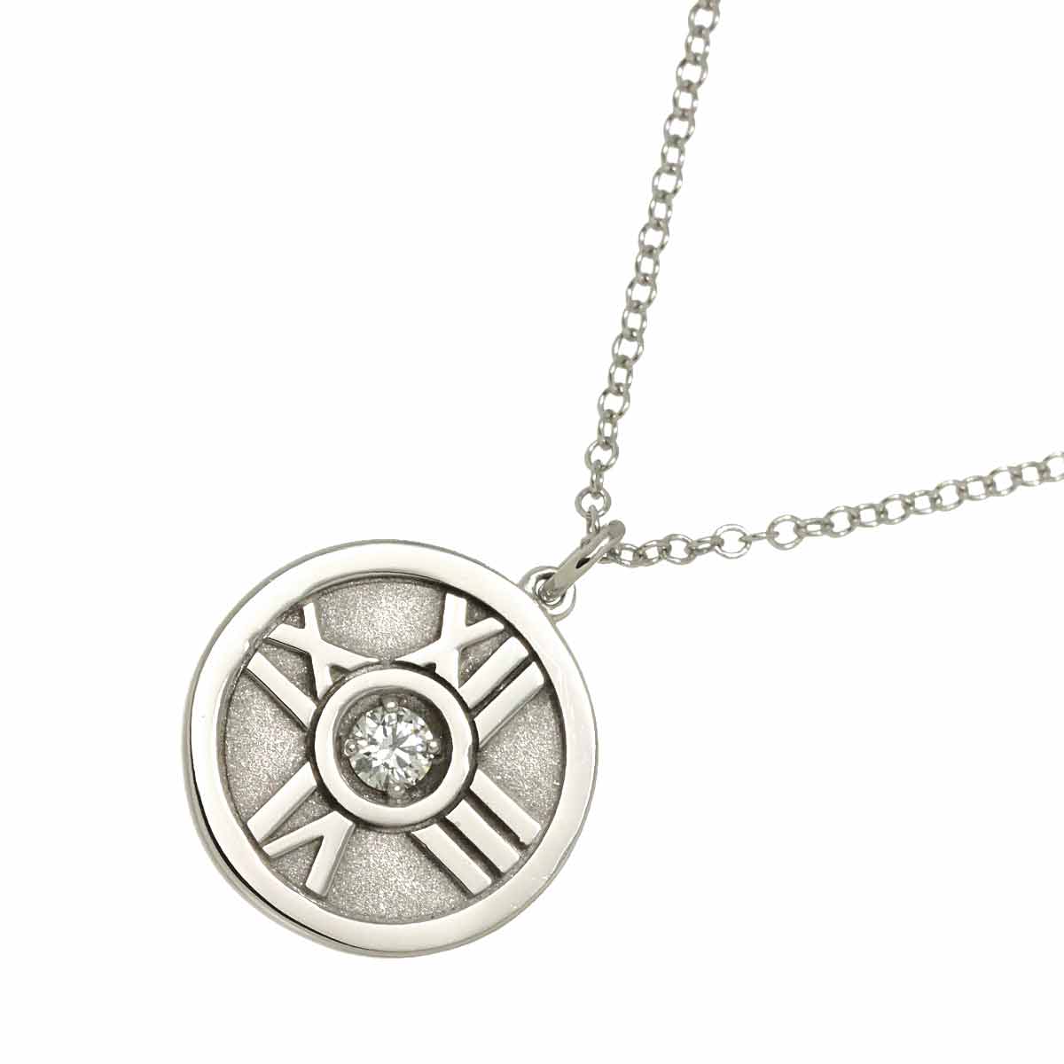 Atlas Diamond Necklace 18K White Gold 750