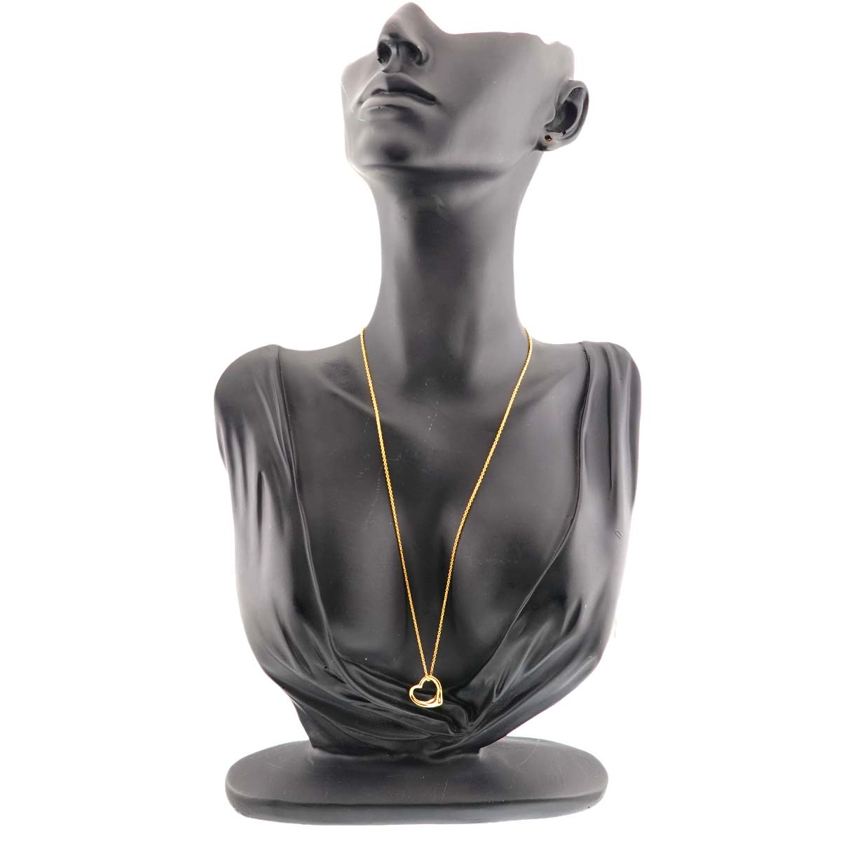 Open Heart Necklace 18K Yellow Gold 750