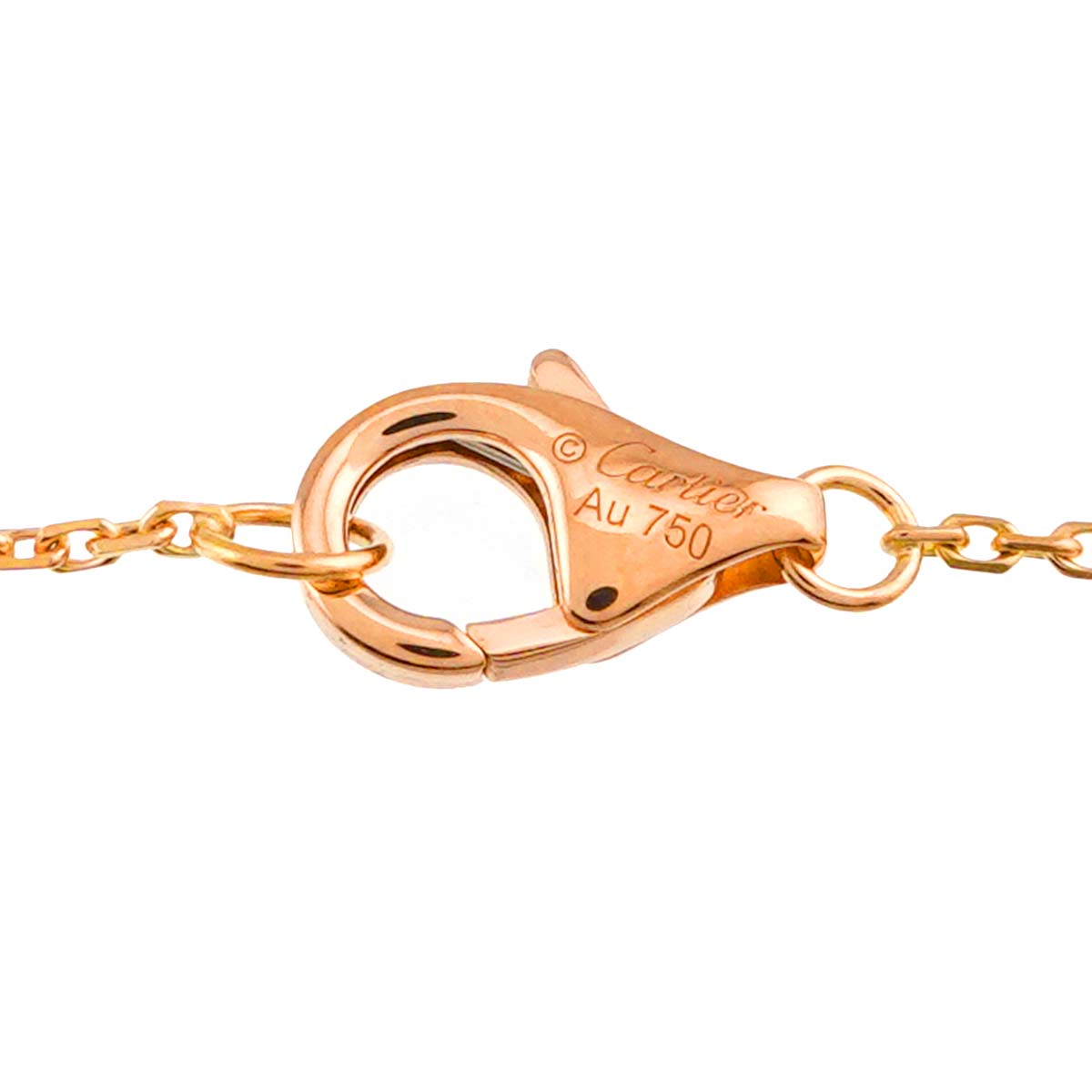 Amulette De Onyx Diamond Necklace XS 18K Pink Gold 750