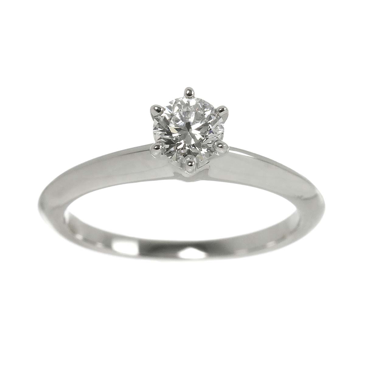 Diamond 0.33ct G/VS1/3EX Ring Platinum Size4(US)