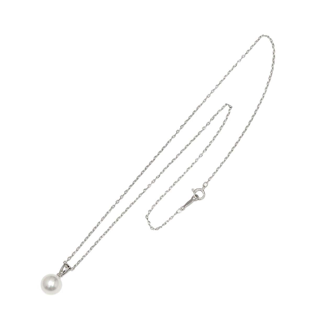 Akoya Pearl 8.4mm Necklace 18K White Gold 750