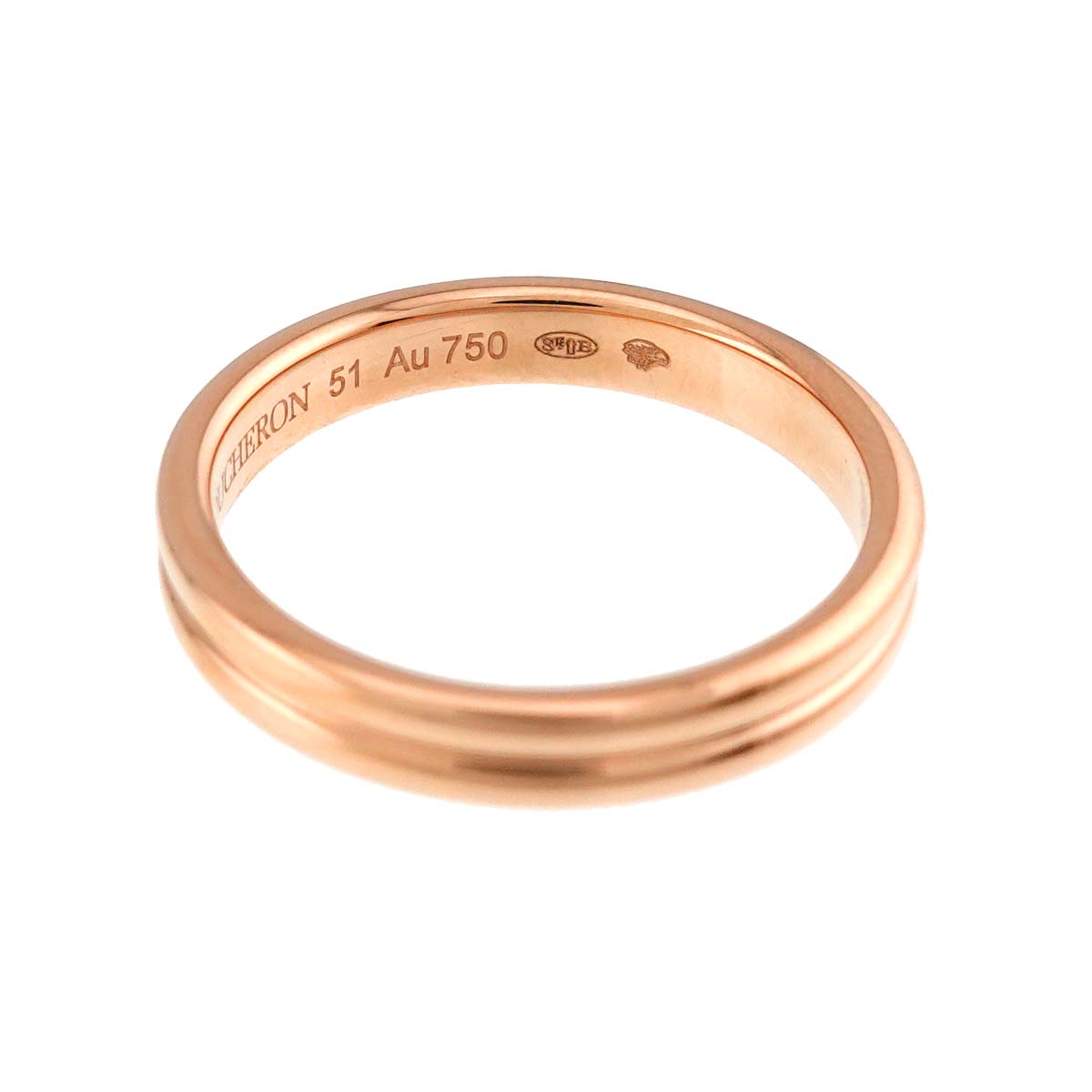 GODRON Ring 18K PG 750 size51 5.5-5.75(US)