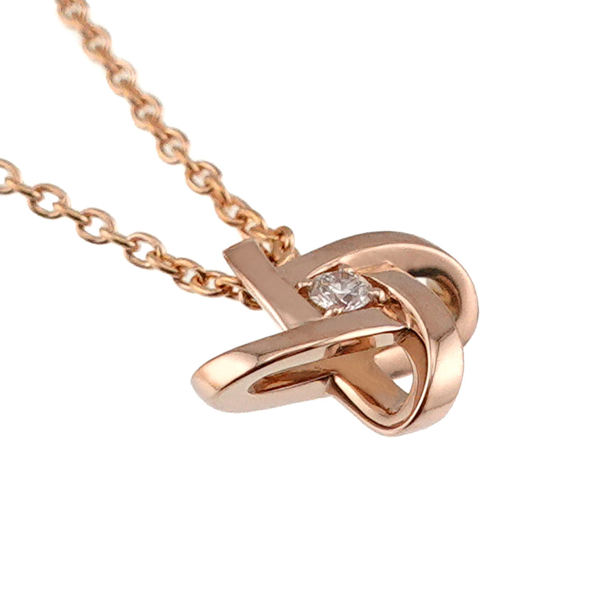 KANO Diamond Necklace 18K PG Pink Gold 750
