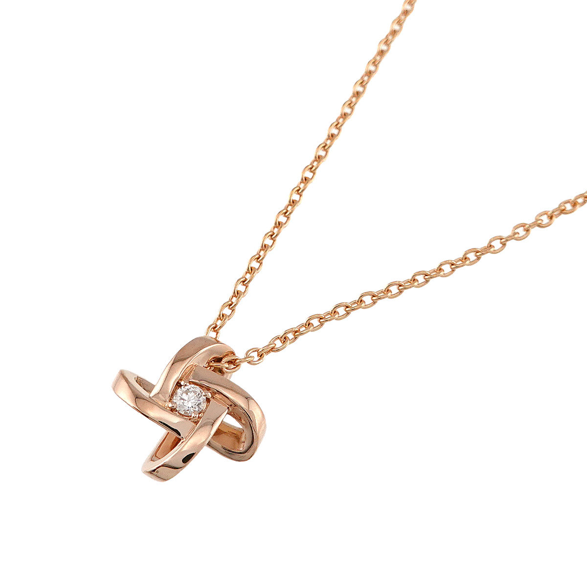 KANO Diamond Necklace 18K PG Pink Gold 750