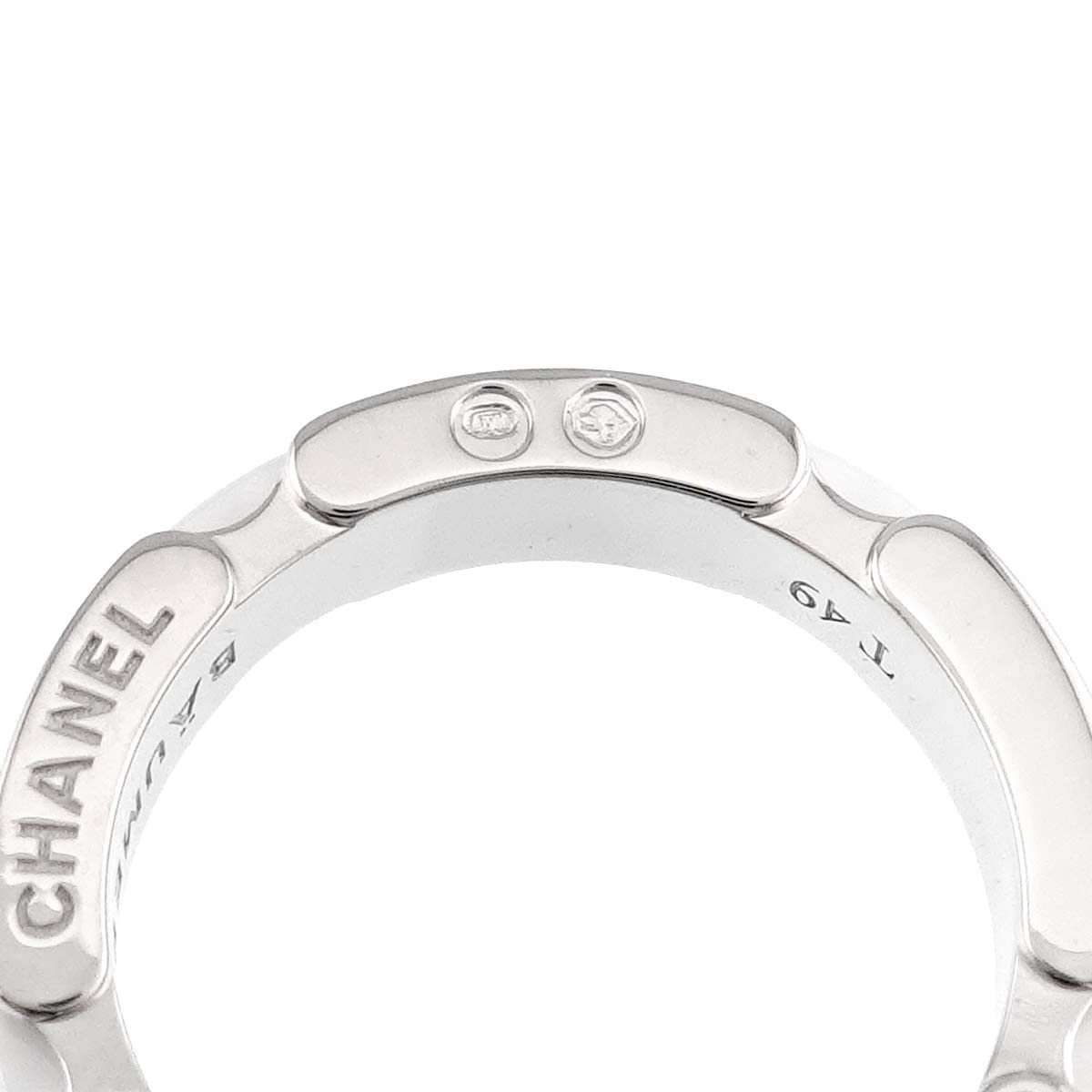 ULTRA SM Ring White Ceramic 18K WG 750 Size49 4.5(US)