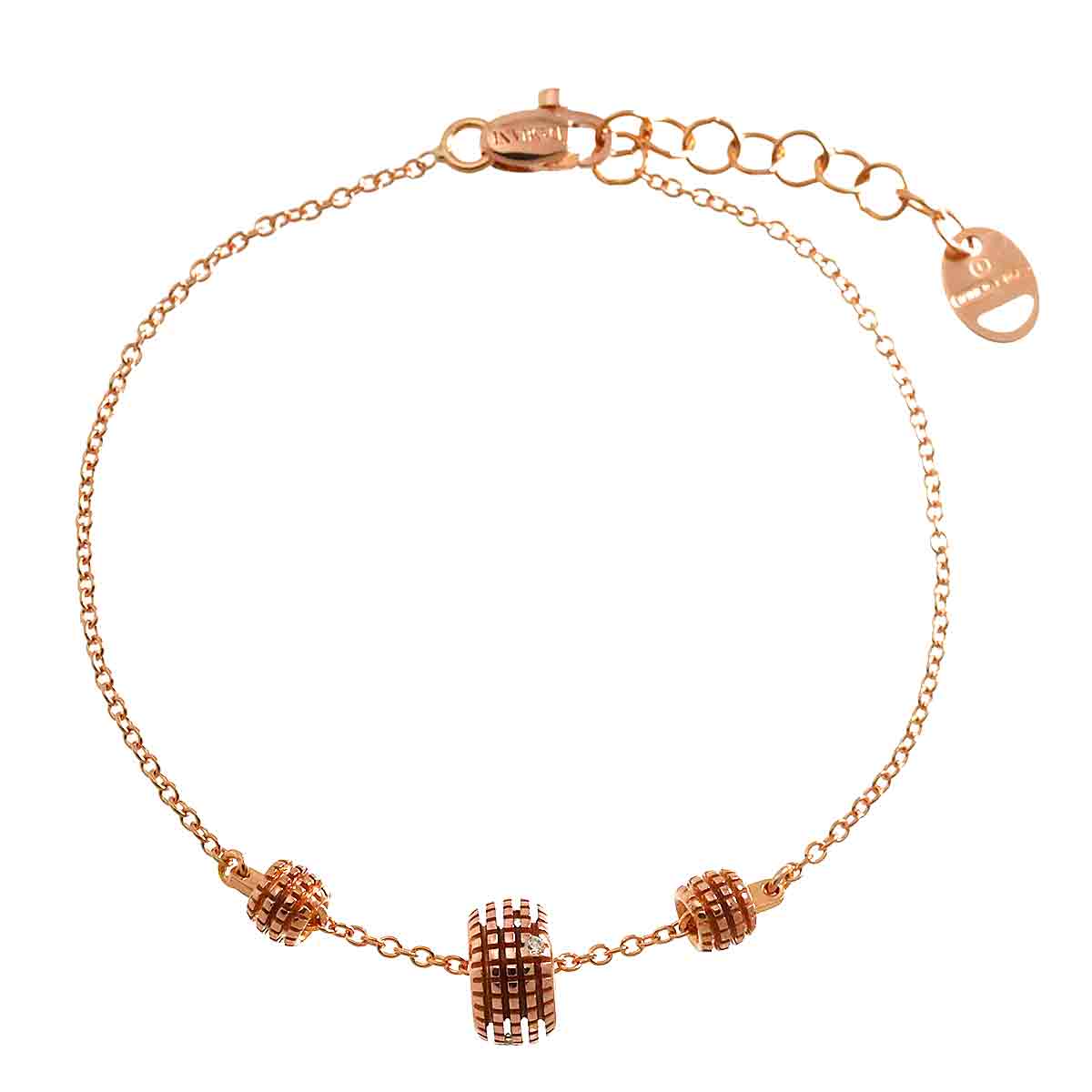 METROPOLITAN Diamond Bracelet 18K PG 750