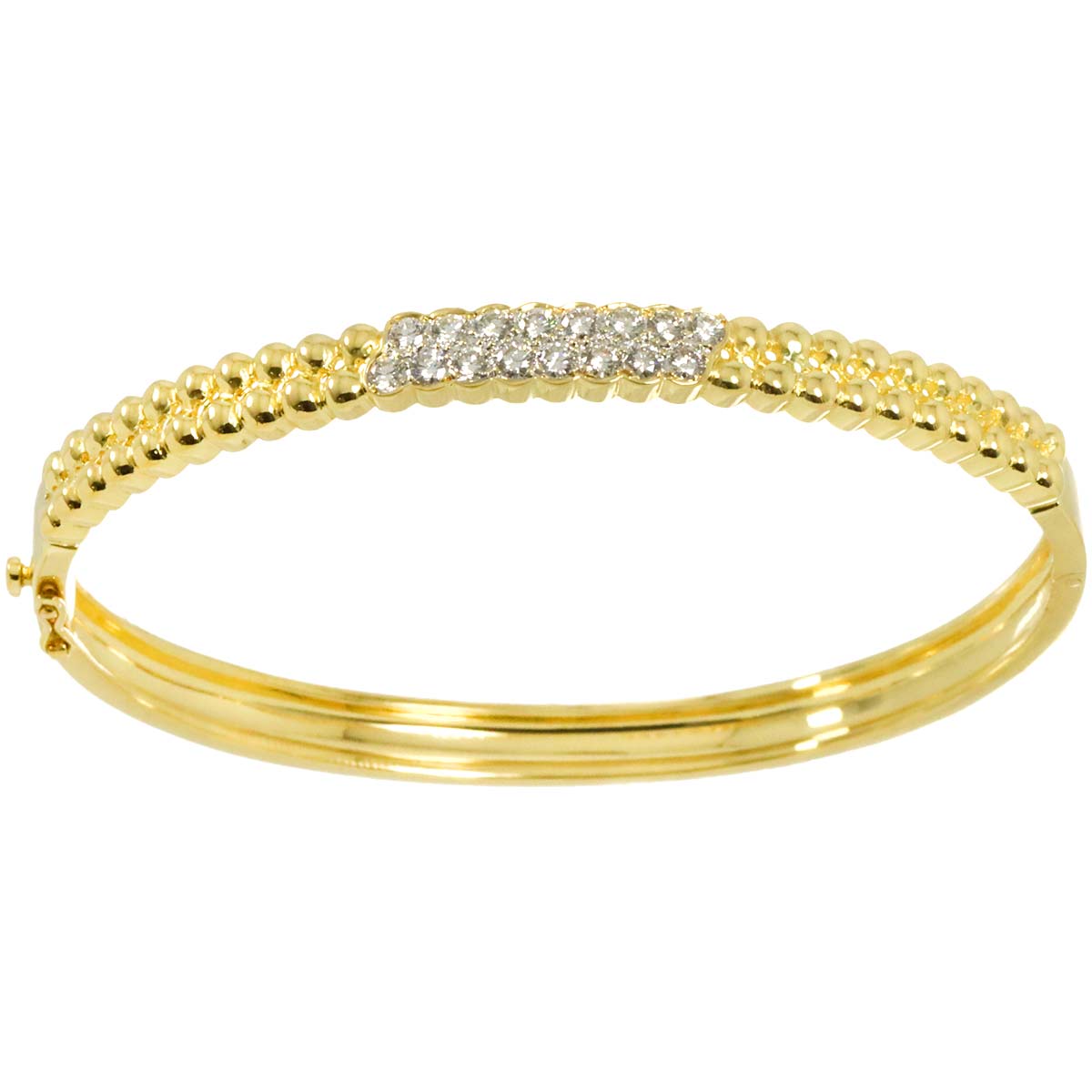 Diamond 0.72ct Bracelet K18 YG Yellow Gold 750