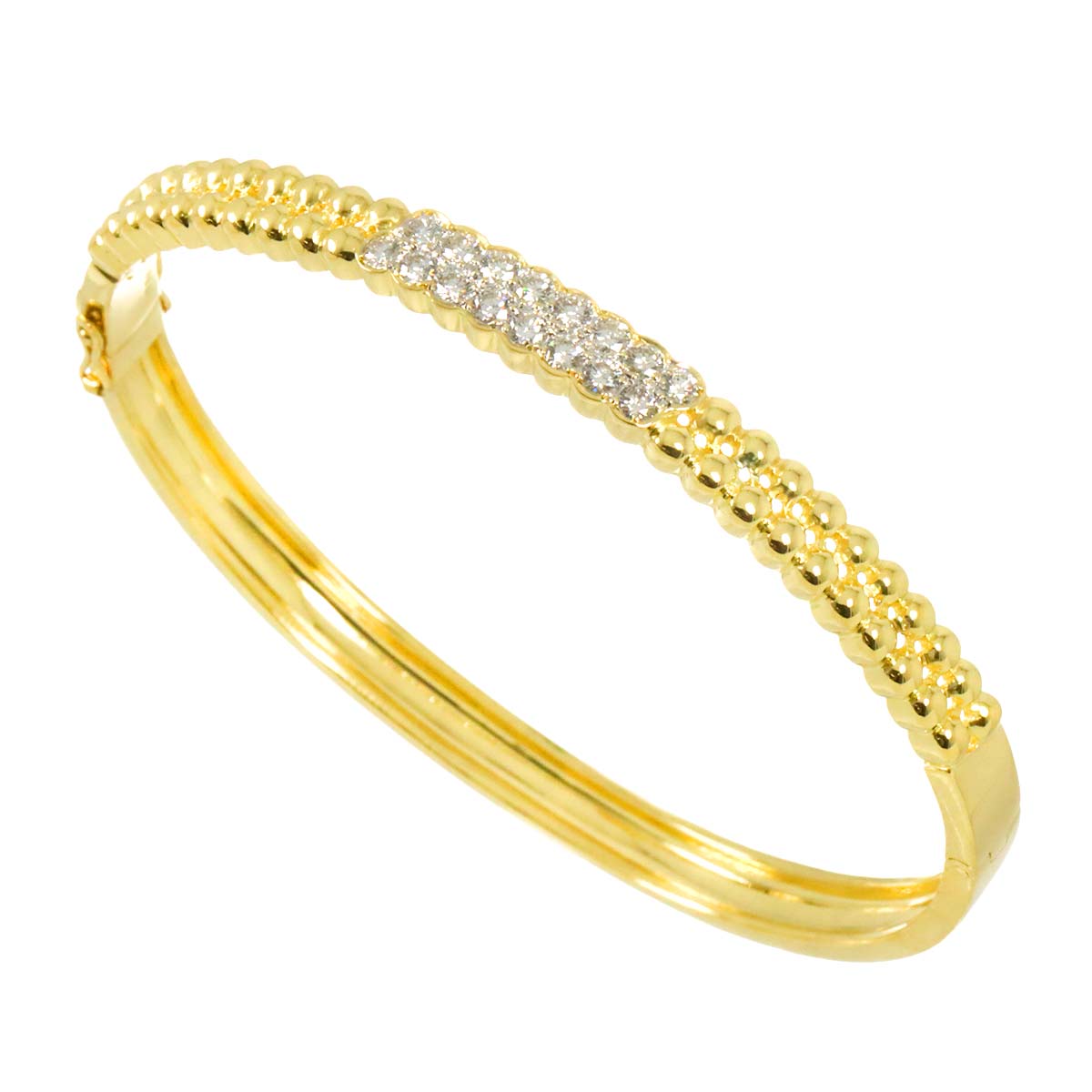 Diamond 0.72ct Bracelet K18 YG Yellow Gold 750