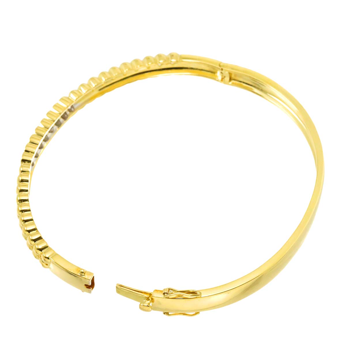 Diamond 0.72ct Bracelet K18 YG Yellow Gold 750