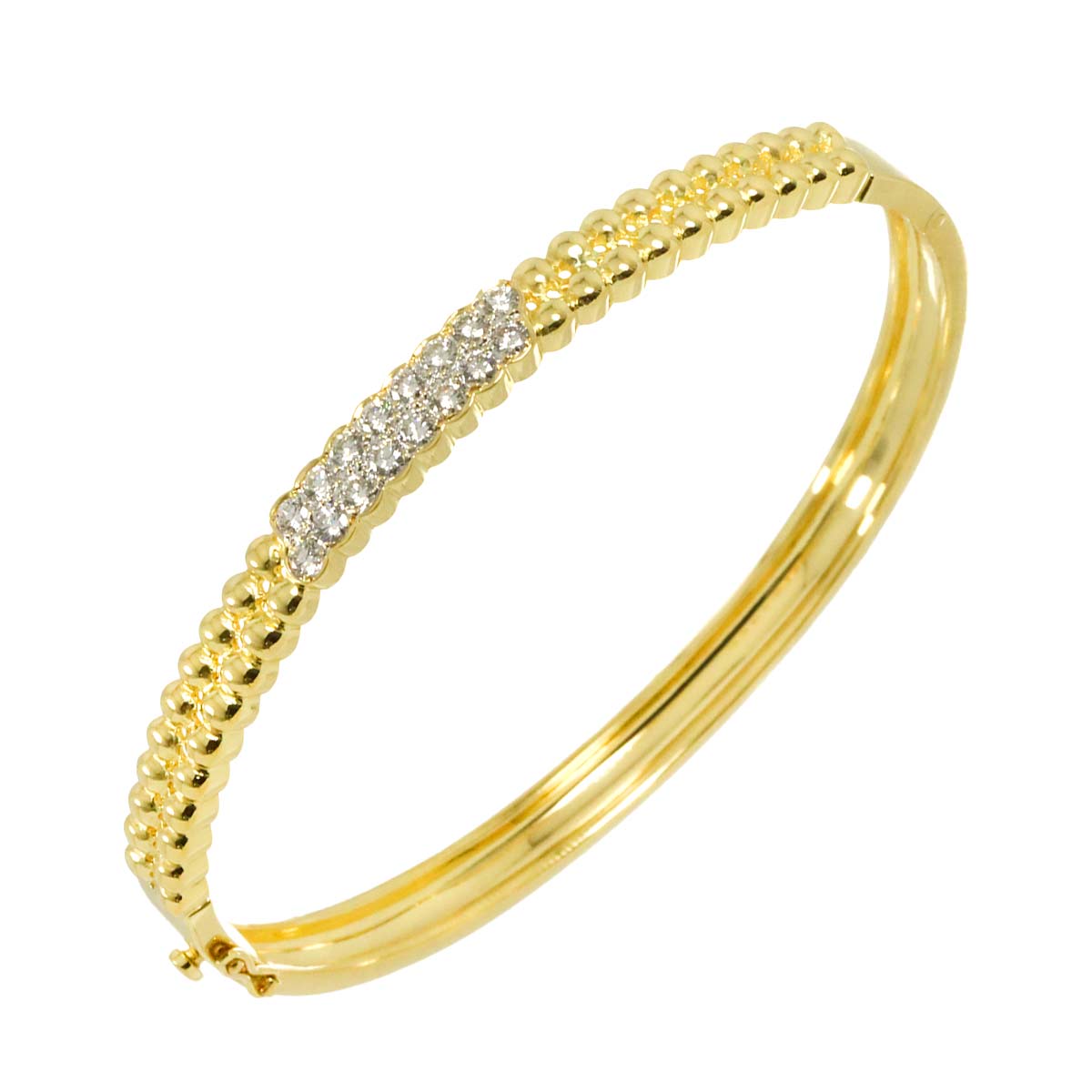 Diamond 0.72ct Bracelet K18 YG Yellow Gold 750