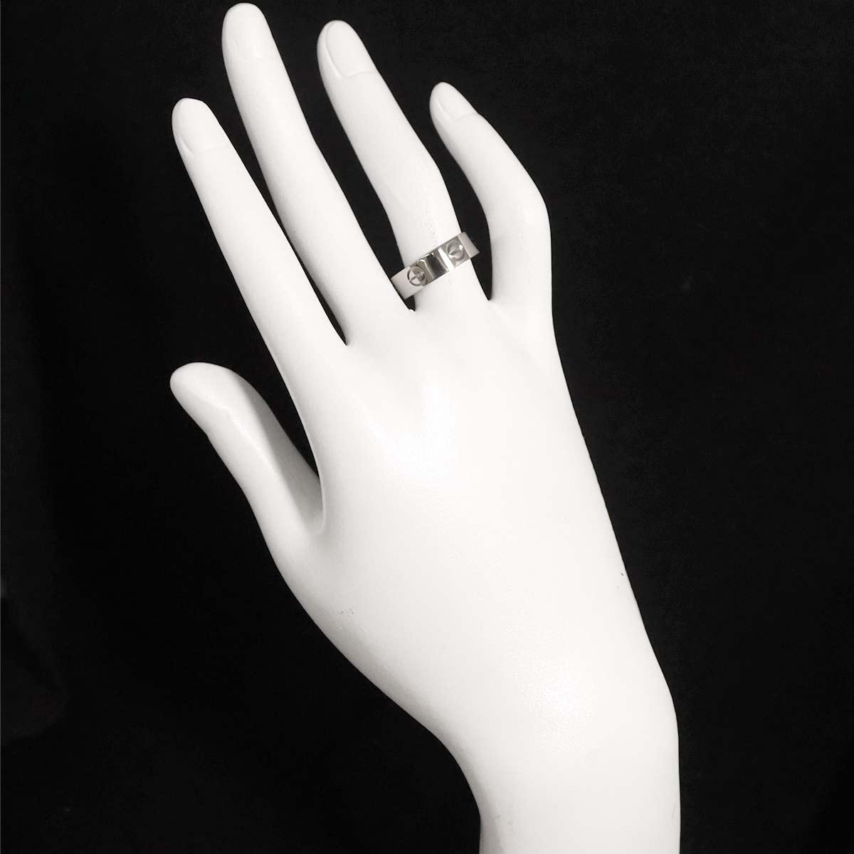 Love Classic Ring 18K White Gold 750 size53 6(US)