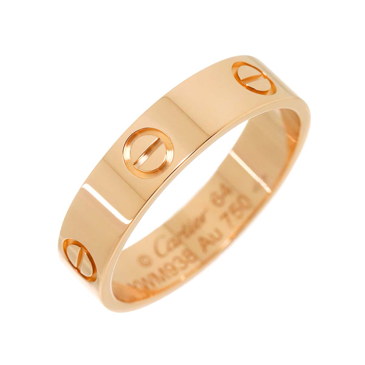 Love Ring 18K Pink Gold 750 size64 10.5-10.75(US)