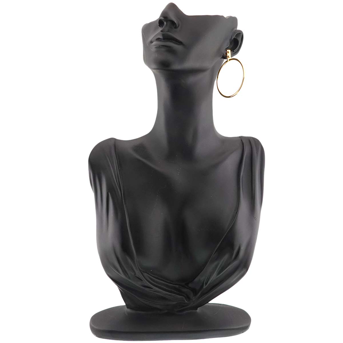 Hoop Earrings Pierced 18K YG 750