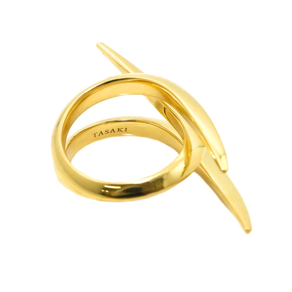 Ring 18K YG 750 Size5.5-5.75(US)