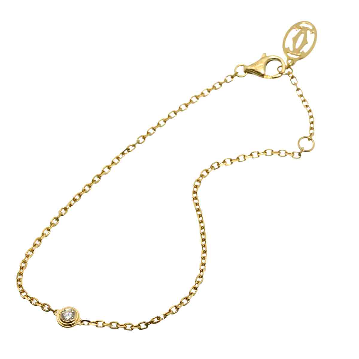 d Amour Diamond Bracelet SM 18K Yellow Gold 750